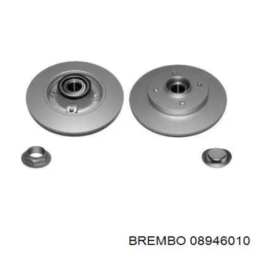 Disco de freno trasero Brembo 08946010 precio, desde 31,11 EUR