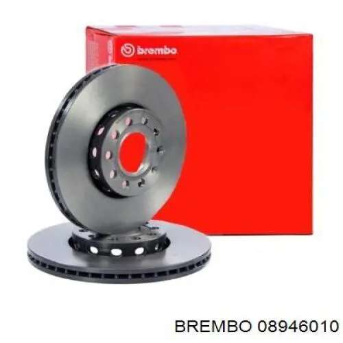 Disco de freno trasero 08946010 Brembo
