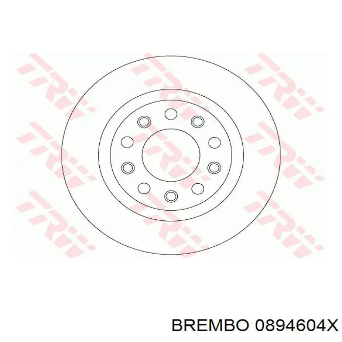 08.9460.4X Brembo disco de freno trasero