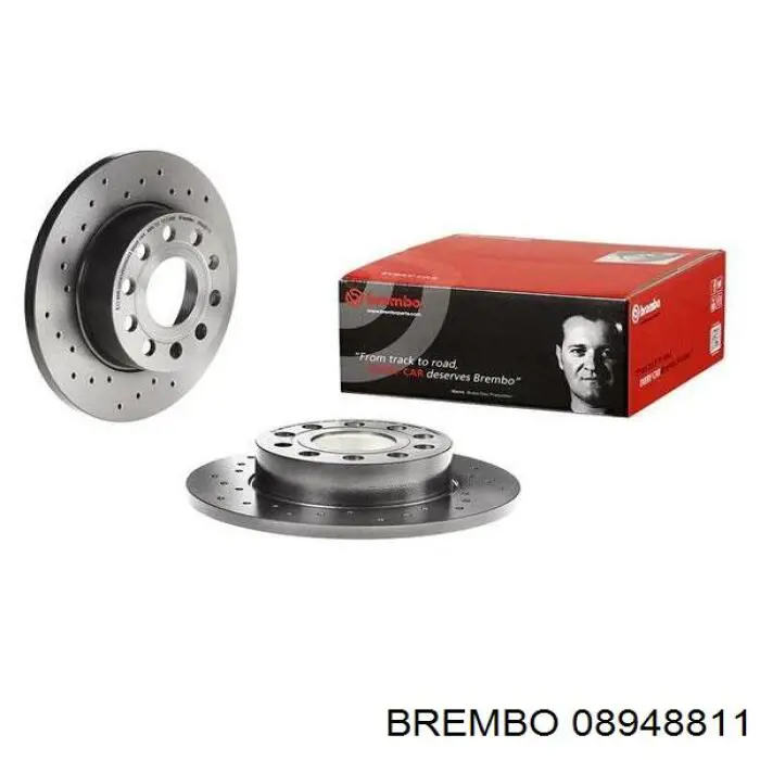 Comprar 08948811 Brembo Disco de freno trasero