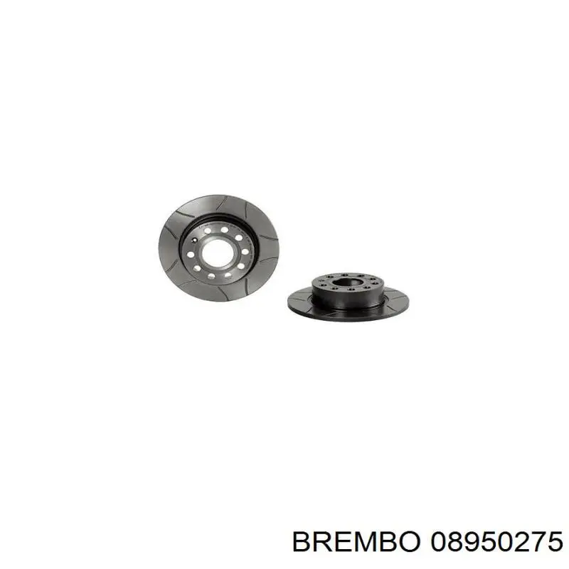 Comprar 08950275 Brembo Disco de freno trasero