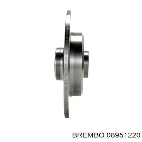 08951220 Brembo Freno de disco trasero