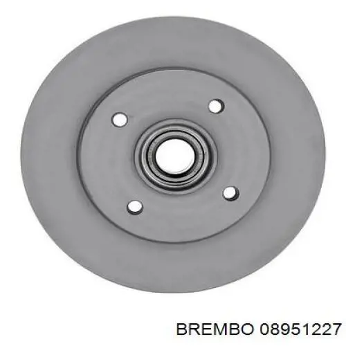 Comprar 08951227 Brembo Disco de freno trasero