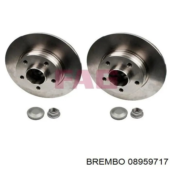 08.9597.17 Brembo disco de freno trasero