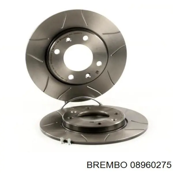 Disco de freno trasero Peugeot 206 2A/C