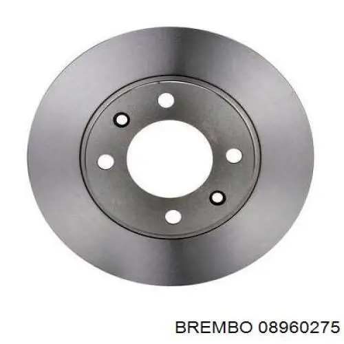 Disco de freno trasero Peugeot 206 2A/C