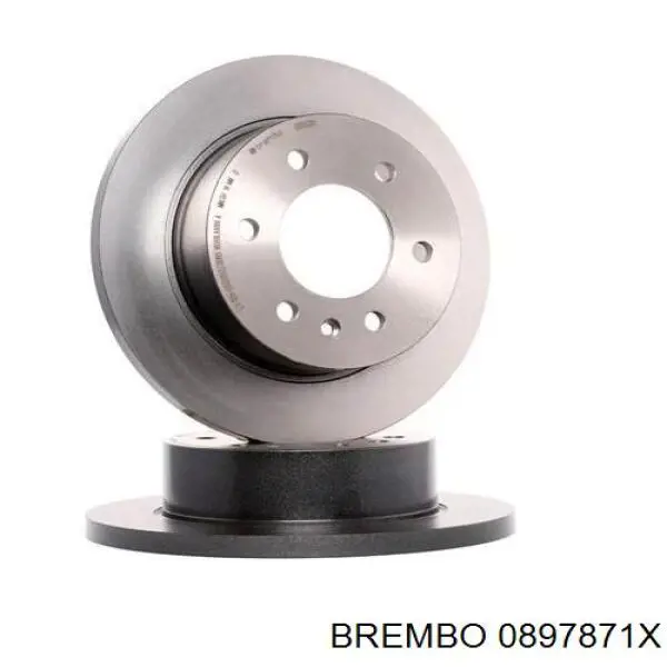 0897871X Brembo disco de freno trasero