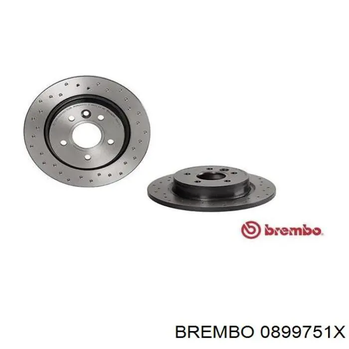 0899751X Brembo disco de freno trasero