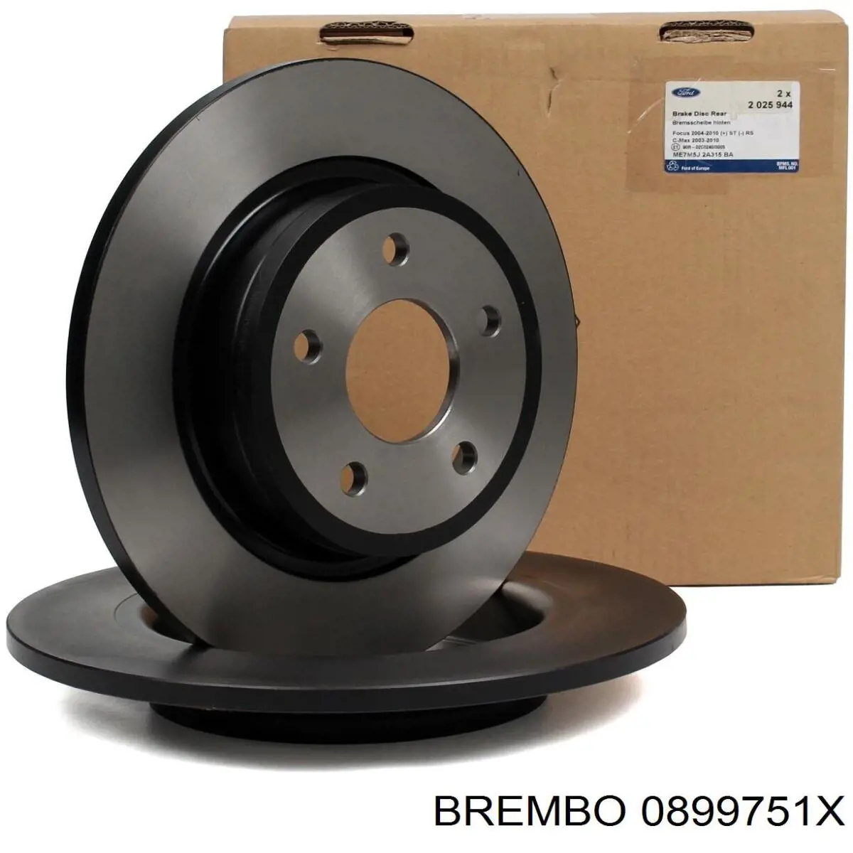 Disco de freno trasero Volvo V40 525, 526