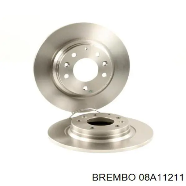 Disco de freno trasero 08A11211 Brembo
