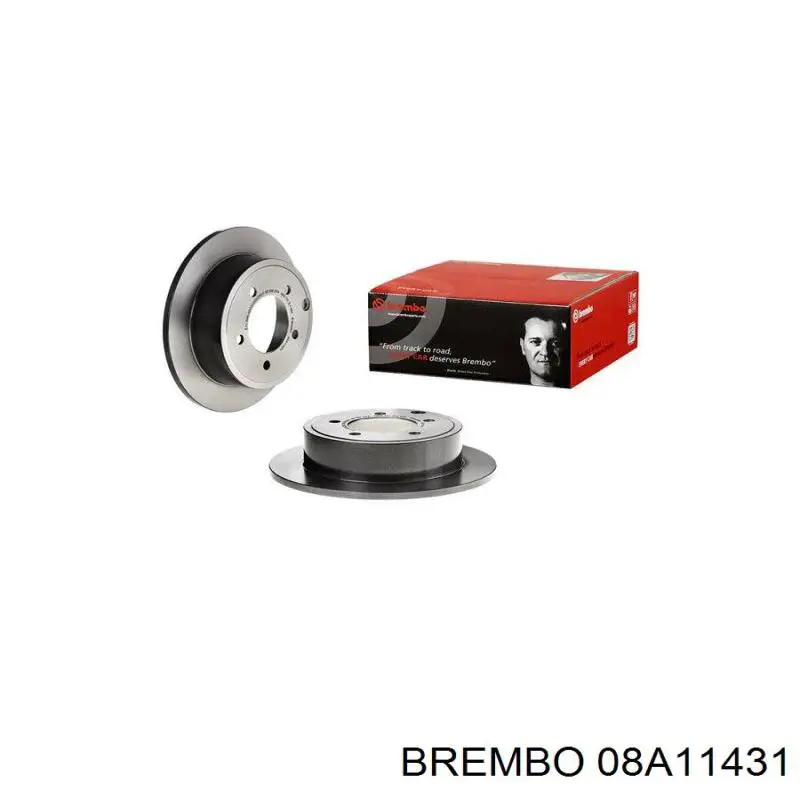 Frenos traseros Brembo 08A11431