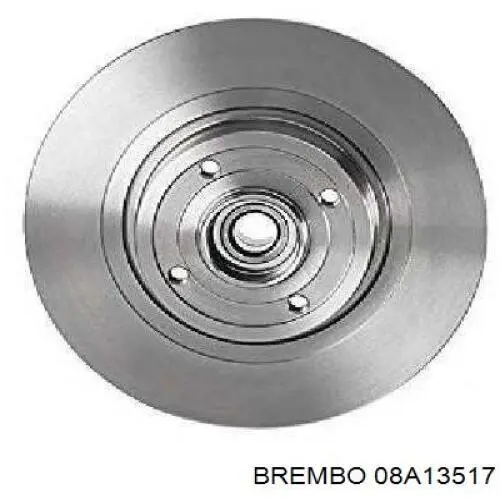 Comprar 08A13517 Brembo Disco de freno trasero