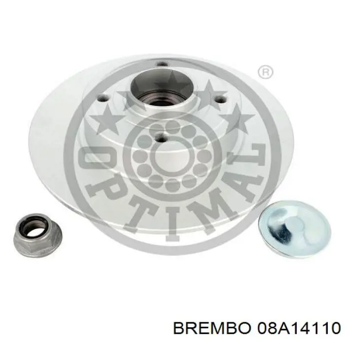 08A14110 Brembo Freno de disco trasero