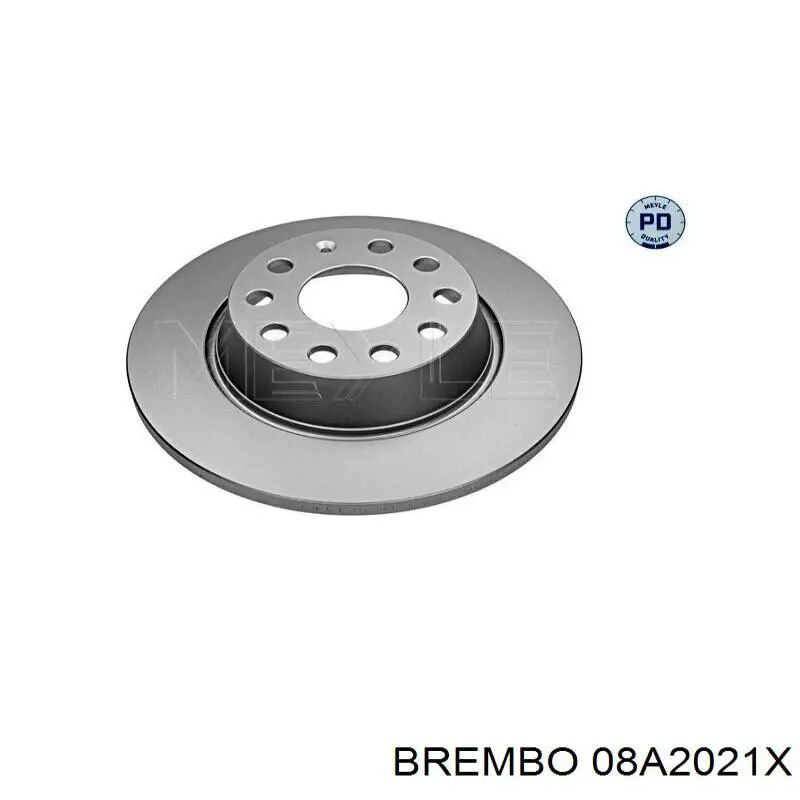 Disco de freno trasero 08A2021X Brembo