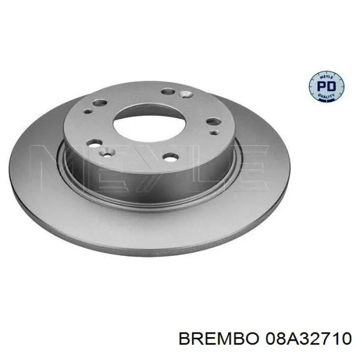 Disco de freno trasero 08A32710 Brembo