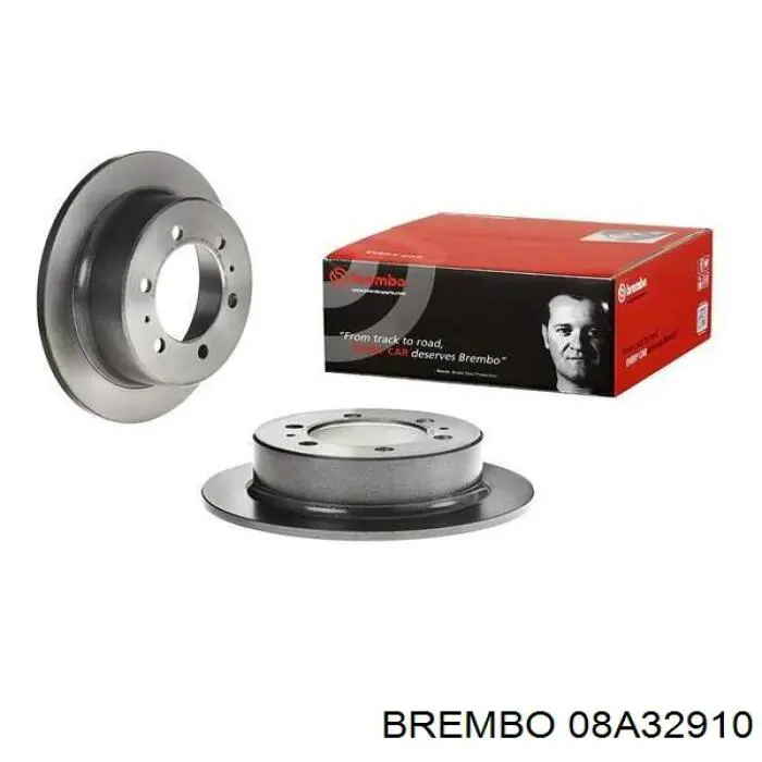 08A32910 Brembo disco de freno trasero