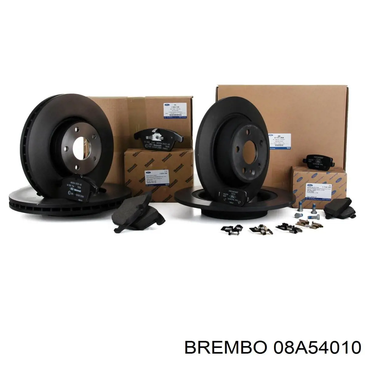 Disco de freno trasero 08A54010 Brembo
