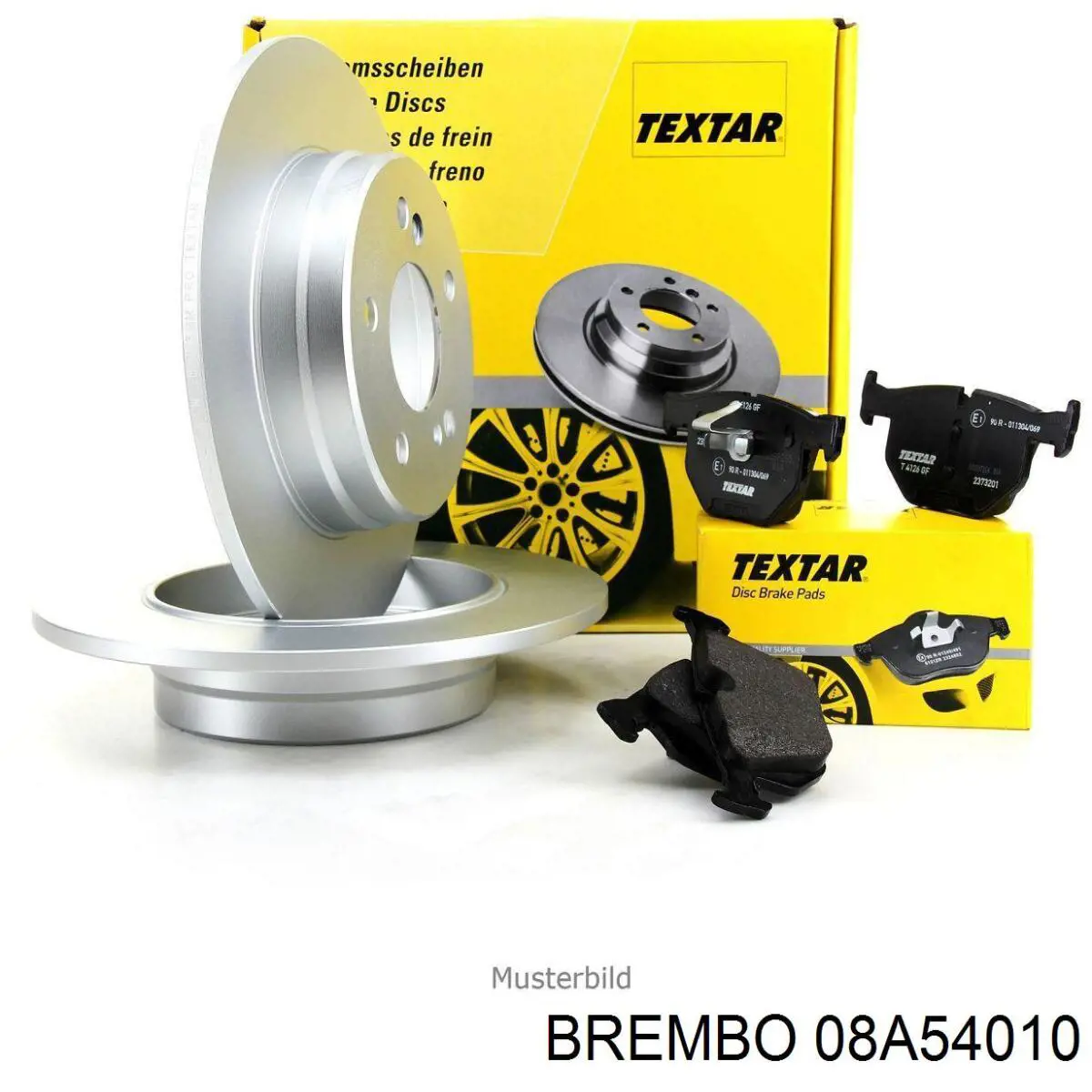 Disco de freno trasero Brembo 08A54010 precio, desde 36,74 EUR