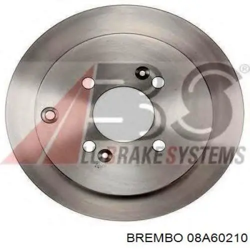 08A60210 Brembo disco de freno trasero