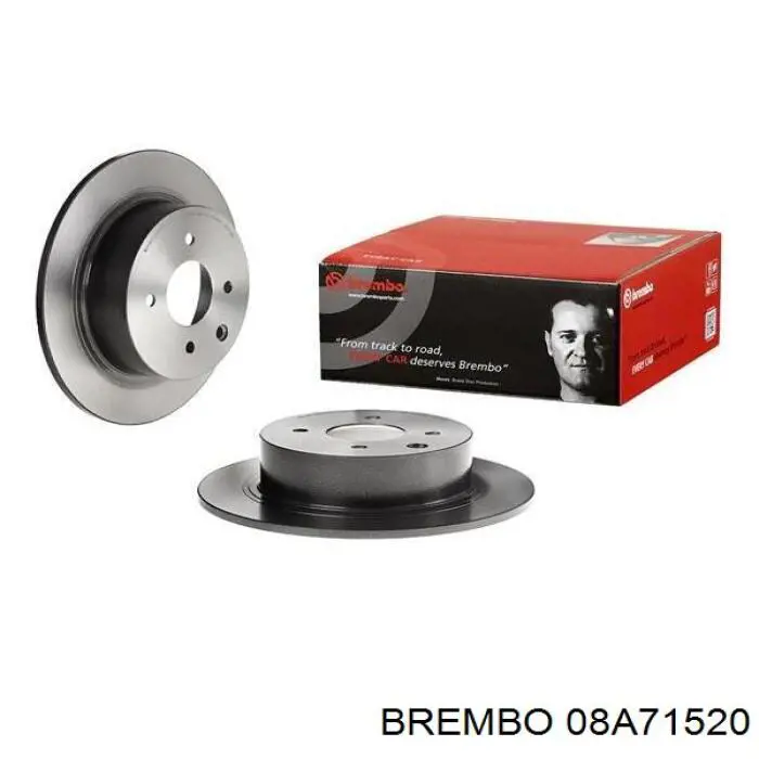 08.A715.20 Brembo disco de freno trasero