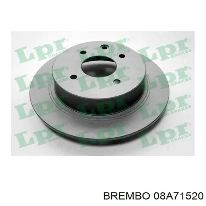Comprar 08A71520 Brembo Disco de freno trasero