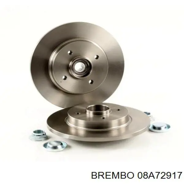 Disco de freno trasero Brembo 08A72917 precio, desde 59,53 EUR