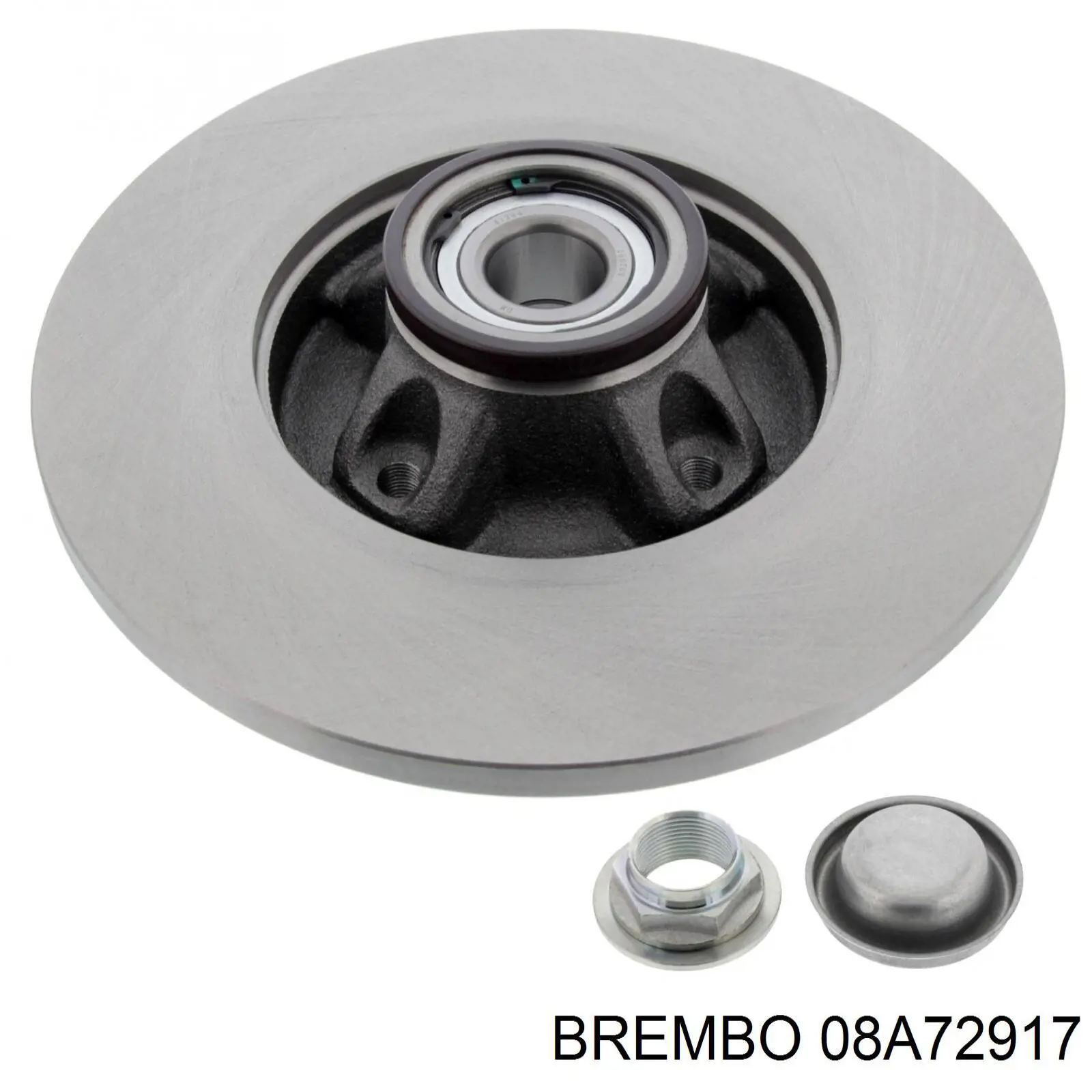 Disco de freno trasero 08A72917 Brembo