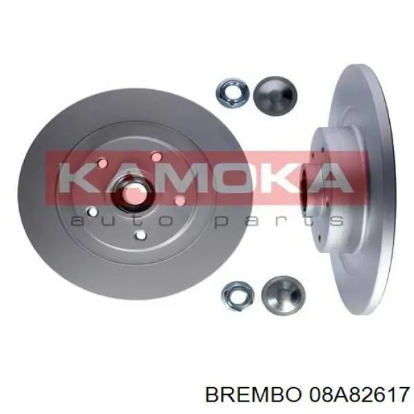 08A82617 Brembo disco de freno trasero