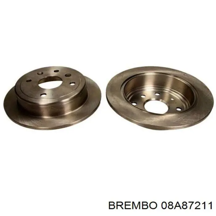 Disco de freno trasero Brembo 08A87211 precio, desde 43,15 EUR