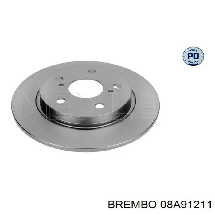 Disco de freno trasero Toyota Auris E15