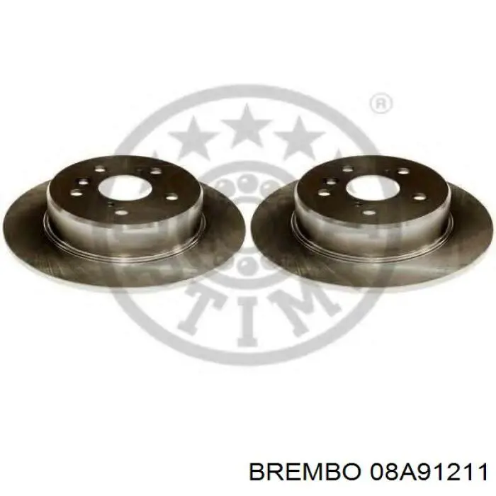 Disco de freno trasero Toyota Auris E15