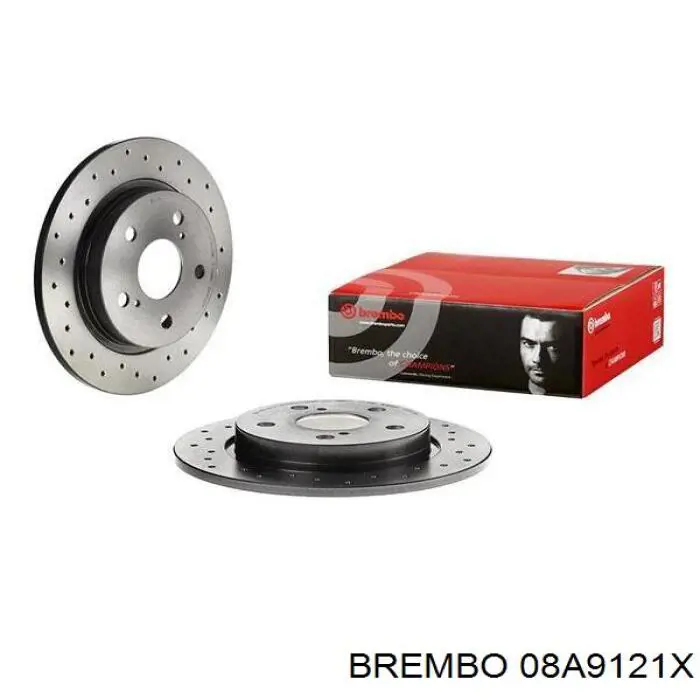 08.A912.1X Brembo disco de freno trasero