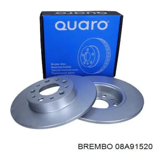 08A91520 Brembo disco de freno trasero