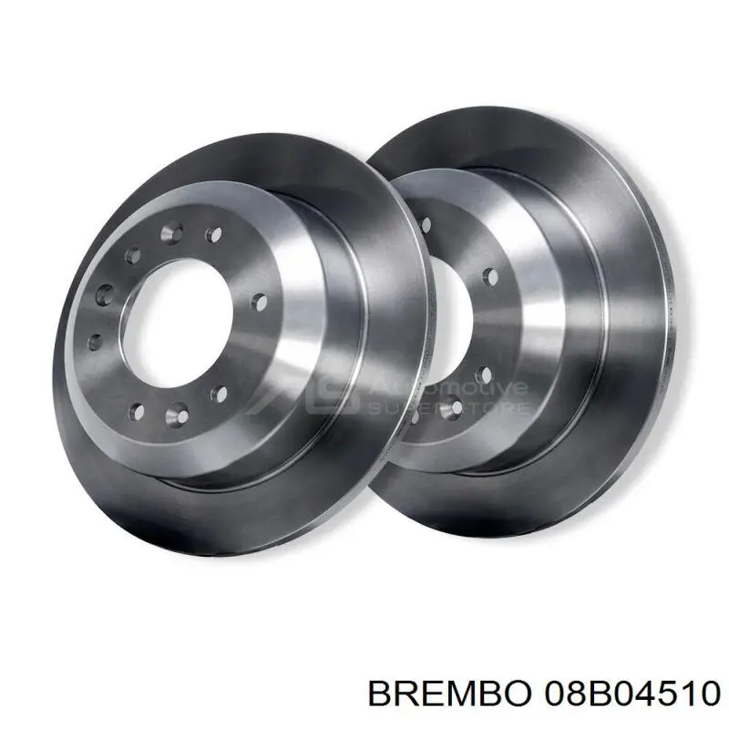 Comprar 08B04510 Brembo Disco de freno trasero