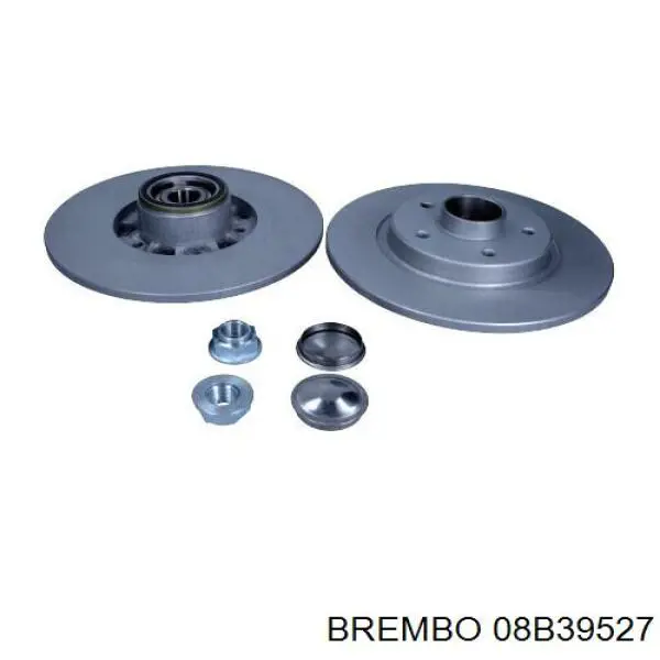 08B39527 Brembo Freno de disco trasero
