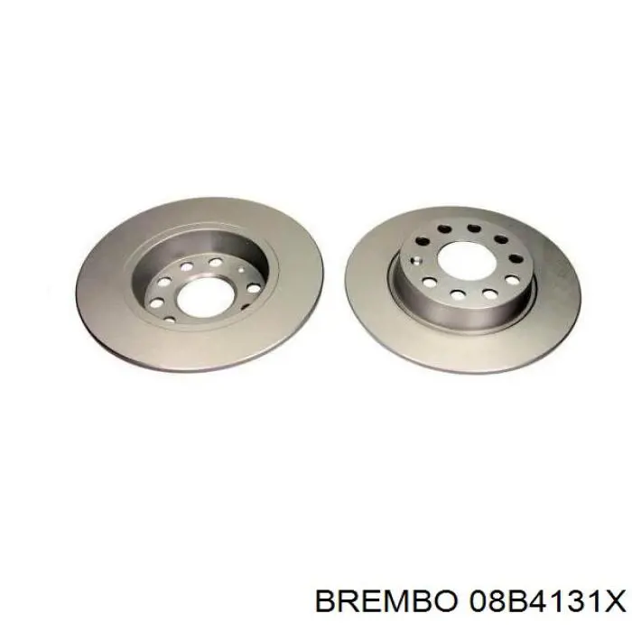 Brembo BX AU A1 (8X1) Lot De 2 Disques De Frein 08.B413.1X - Diamètre 272mm