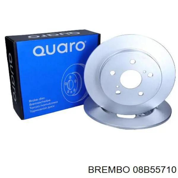 Disco de freno trasero Brembo 08B55710 precio, desde 38,61 EUR