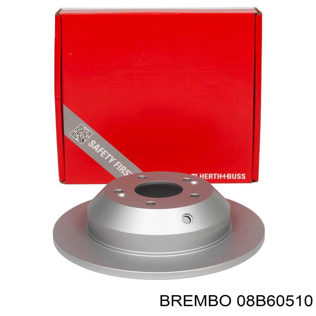 Disco de freno trasero 08B60510 Brembo