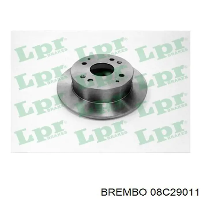 08C29011 Brembo Freno de disco trasero
