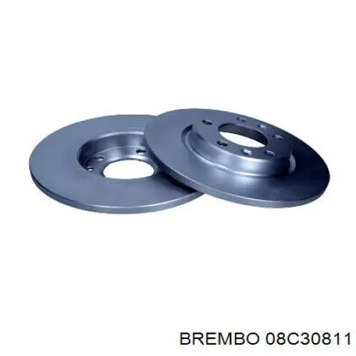 Comprar 08C30811 Brembo Disco de freno trasero