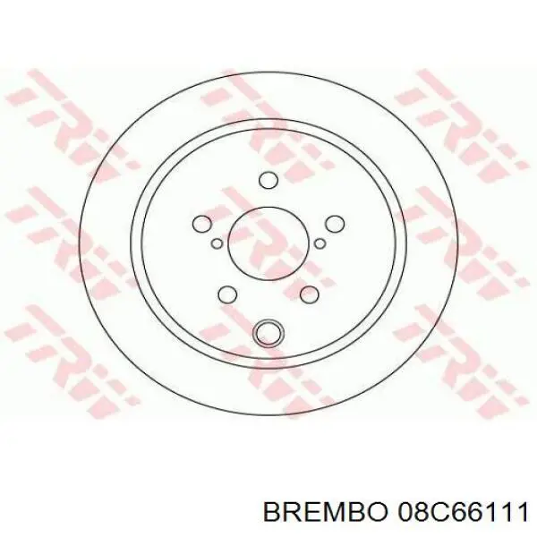 08.C661.11 Brembo disco de freno trasero