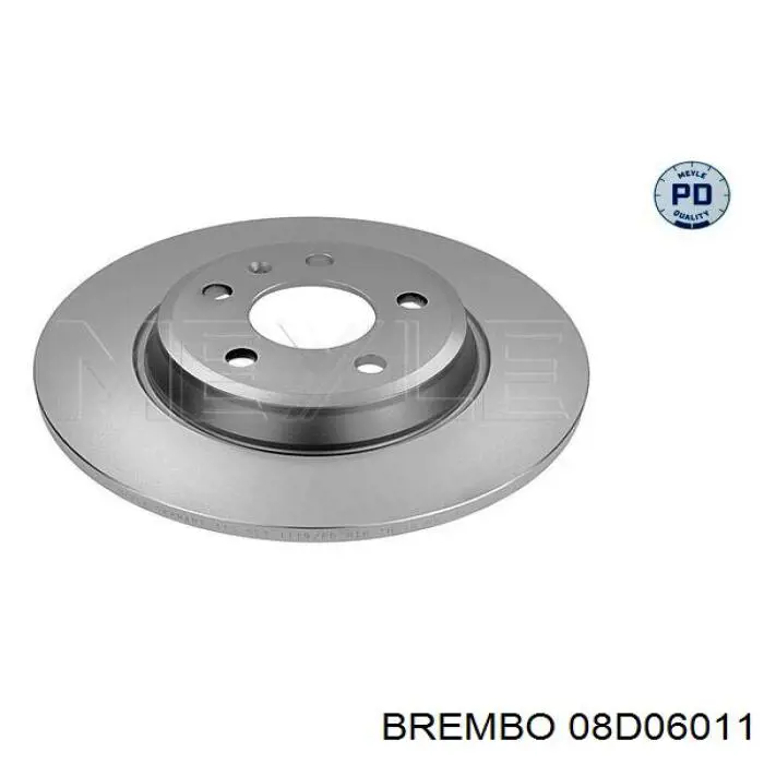 Comprar 08D06011 Brembo Disco de freno trasero