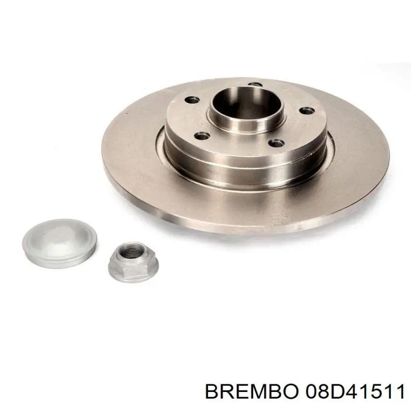08D41511 Brembo Freno de disco trasero