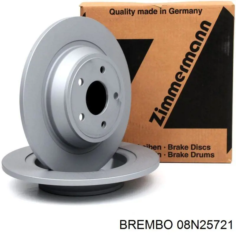Disco de freno trasero 08N25721 Brembo