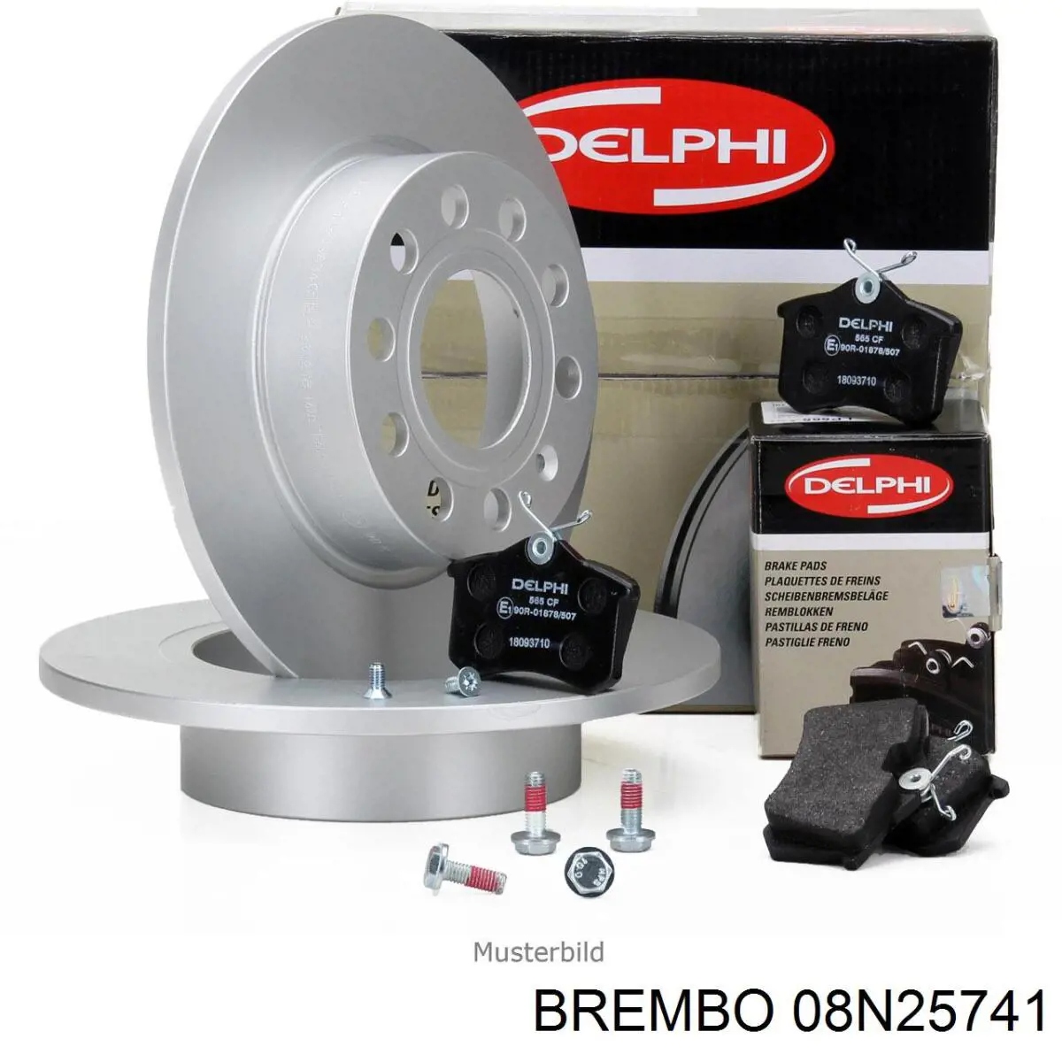 08.N257.41 Brembo disco de freno trasero