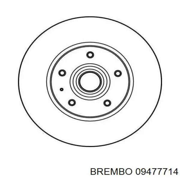 Disco de freno delantero TRW DF1683S