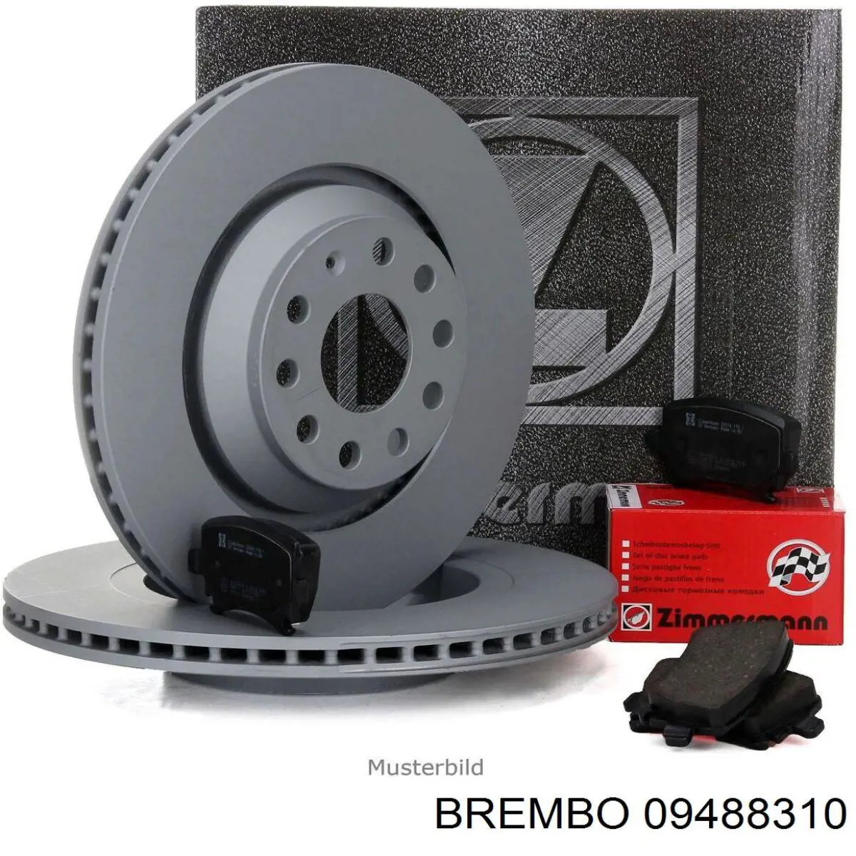 09.4883.10 Brembo freno de disco delantero