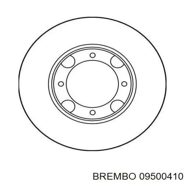 Freno de disco delantero Hyundai Accent 1