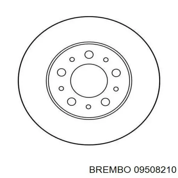 09.5082.10 Brembo freno de disco delantero