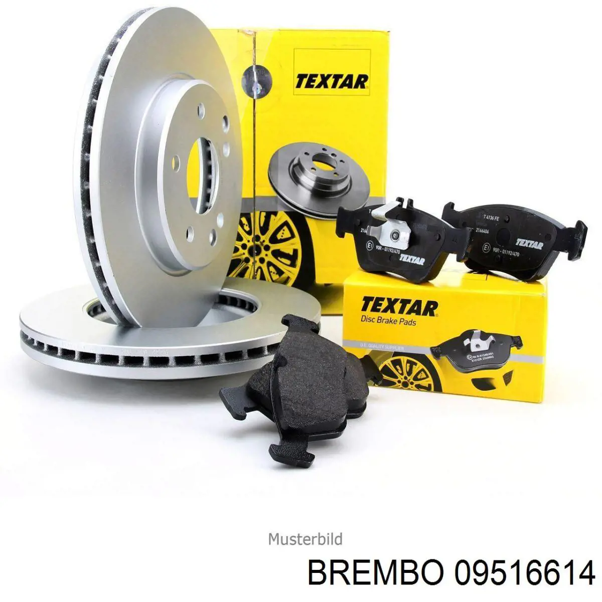 Disco de freno delantero Brembo 09516614